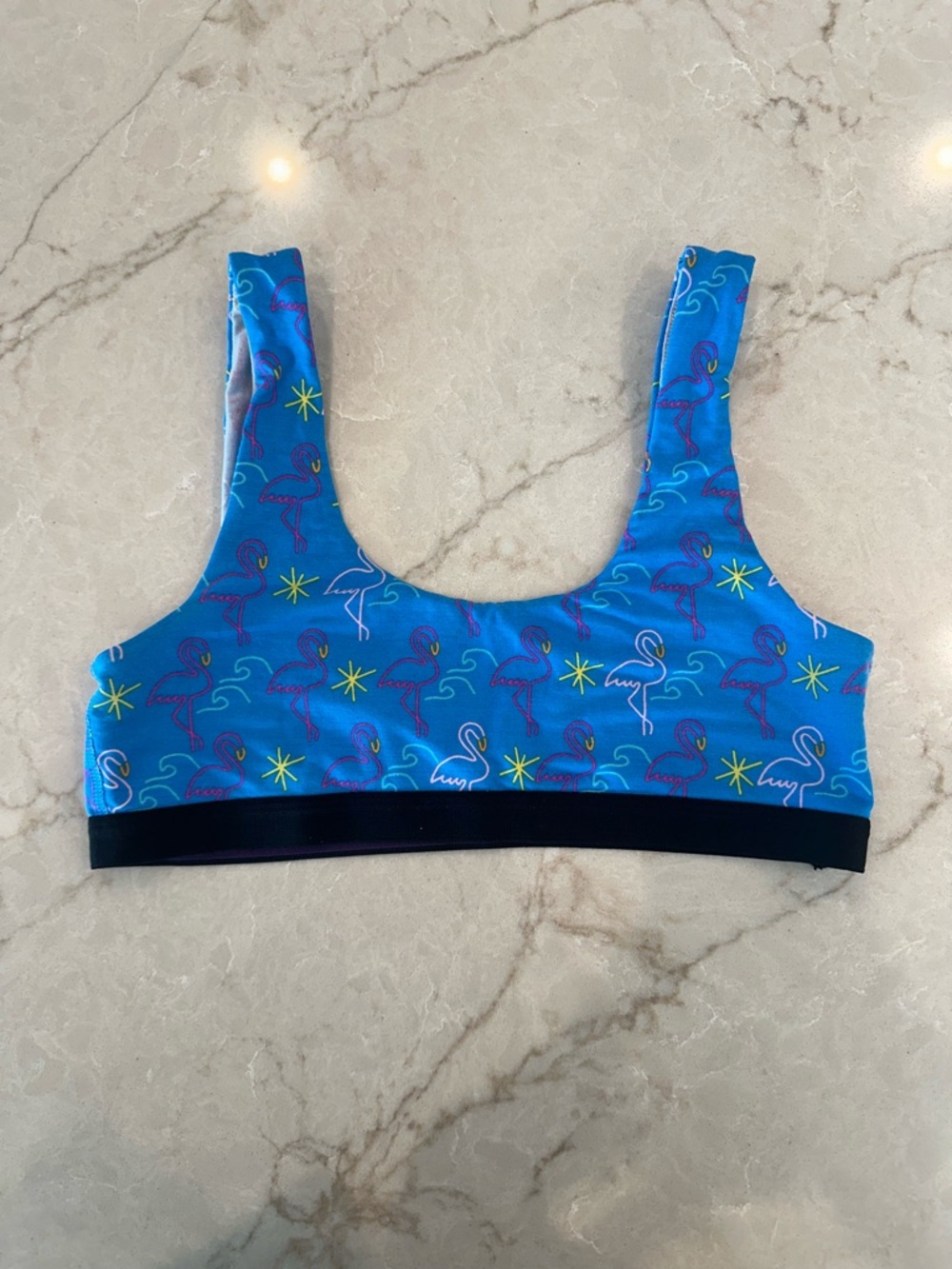 Flamingo Print Bralette